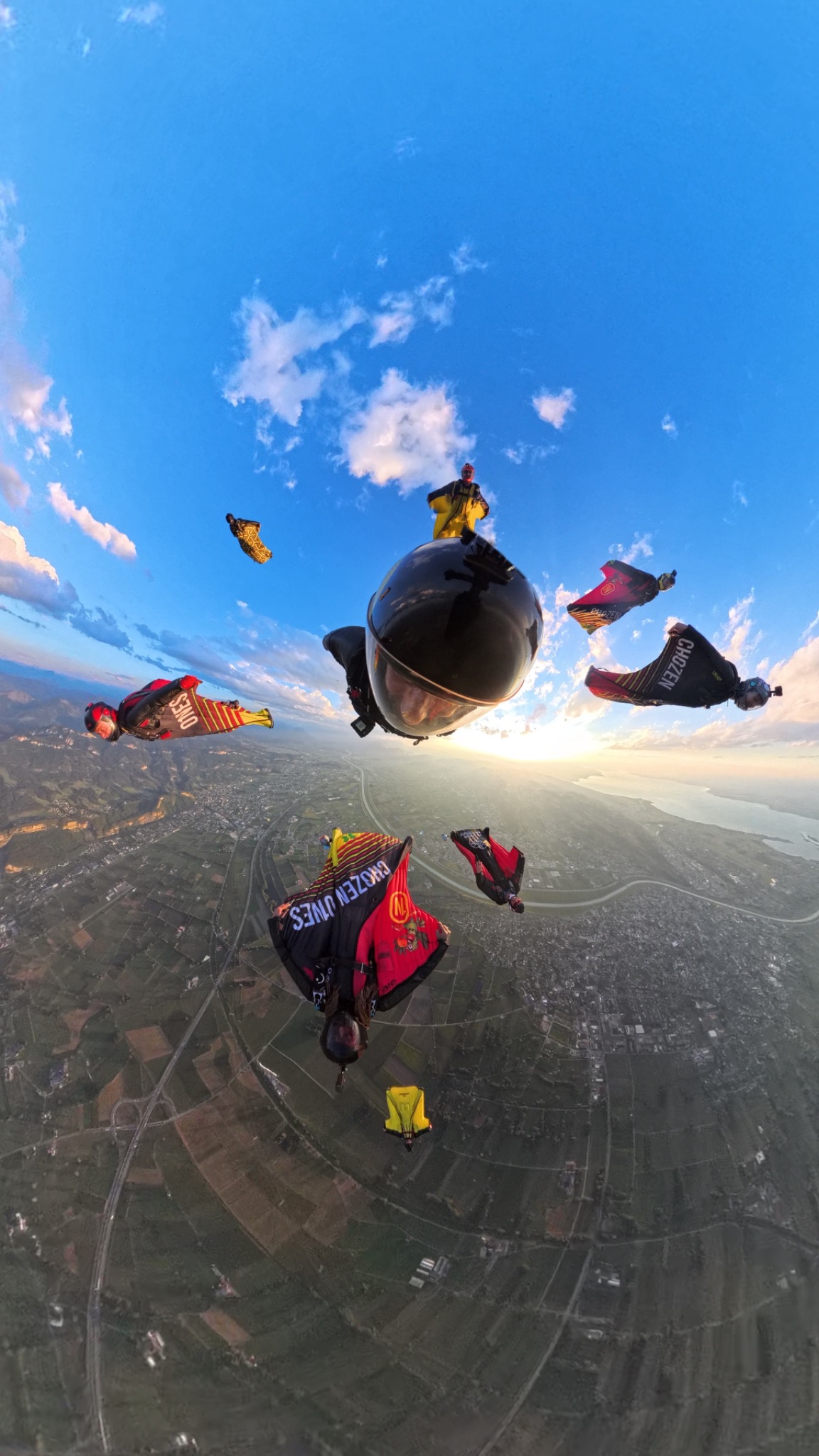 Chozen Ones Formation im Flug